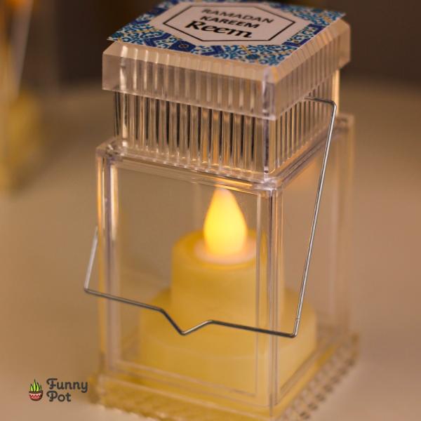 فانوس مربع أكريليك (توزيعات )