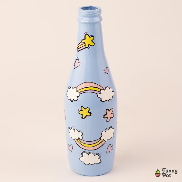 زجاج ملون فارغ